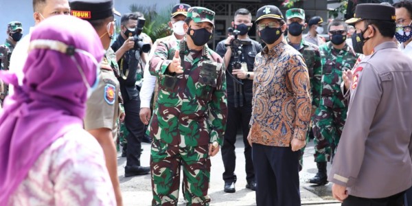 Panglima TNI : Kolaborasi 4 Pilar Dalam Penanganan Covid-19 Sangat Dibutuhkan