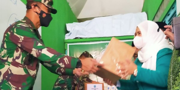 Fatayat Jaksel Apresiasi Bantuan Pangdam Jakarta Untuk Dapur Isoman NU