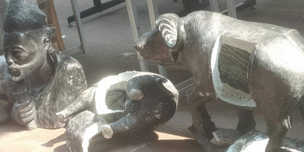 Ini Bukan Patung Biasa, Ada 17 Kilogram Sabu Asal Afrika di Dalamnya
