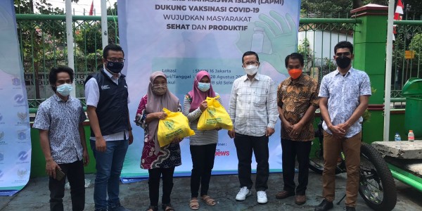 Baznas DKI dan Trans Jakarta Apresiasi Kegiatan Vaksinasi yang Digelar LAPMI HMI