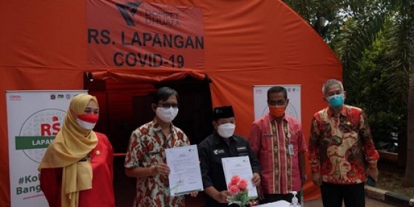 Dompet Dhuafa Resmikan Rumah Sakit Darurat Lapangan