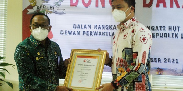 Sambut HUT ke-17, Sekretariat Jenderal DPD RI Gelar Donor Darah