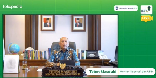 Kemenkop Gandeng Tokopedia untuk  Akselerasi Pemanfaatan Teknologi   Dunia Usaha