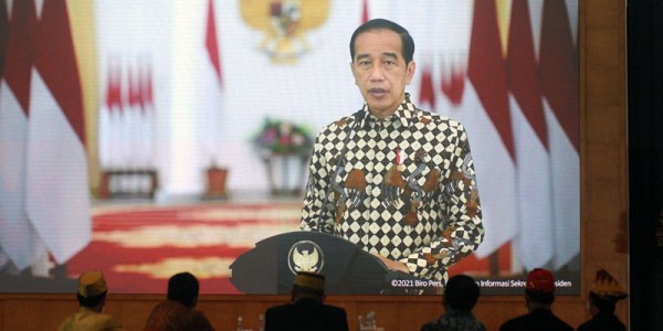 Presiden Joko Widodo Sampaikan Ucapan Ulang Tahun DPD RI ke 17 Tahun
