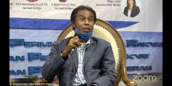 Dukung Penguatan DPD RI, Margarito: Politik Tidak Ada Minta, Yang Ada Mainkan!