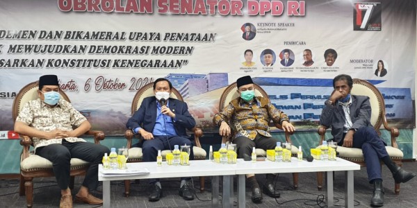 Penguatan DPD untuk Sempurnakan Sistem Kenegaraan
