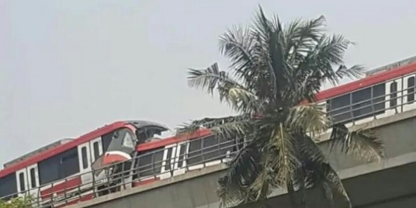 Dua LRT Bertabrakan di Cibubur, Polisi Sebut Kecelakaan Kerja