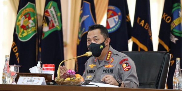 Cegah Klaster Nataru, Kapolri Minta Forkopimda Sumut Lakukan Langkah Antisipasi