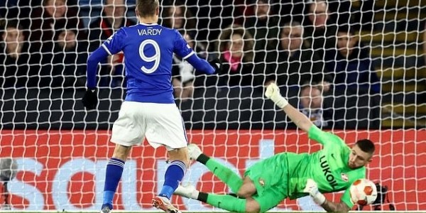 Skor Leicester vs Spartak Moscow 1-1, Jamie Vardy Sia-siakan Kesempatan Penalti