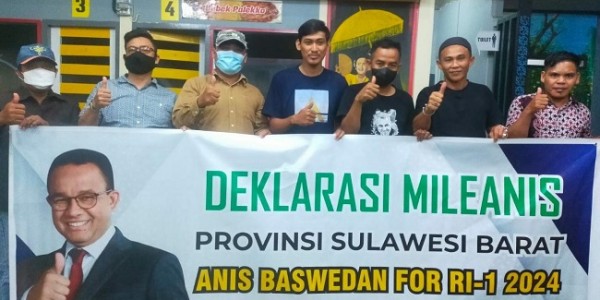 Makin Bertambah, Anak Muda di Sulbar Deklarasi Anies Baswedan Capres 2024