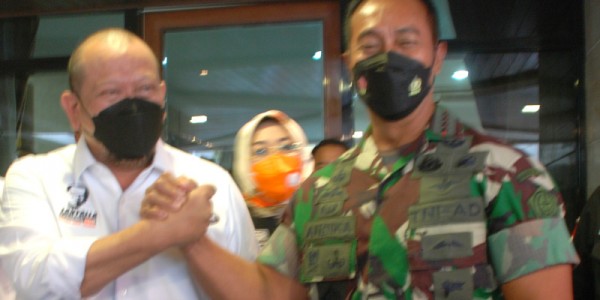 Ketua DPD RI LaNyala Terima Panglima TNI Andika