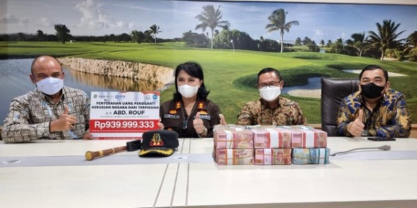 Kejari Jepara Kembalikan Uang Negara Rp939,9 Juta dari Mitra LPDB-KUMKM