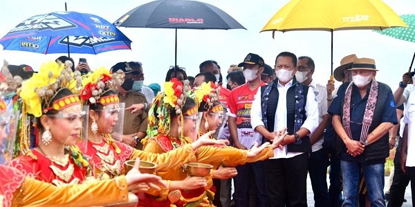 Bamsoet Buka Kejurnas MotoPrix Putaran Keempat Region Sumatera Race ke-2