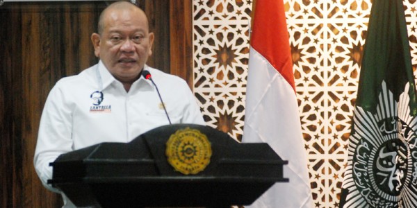 LaNyalla Mahmud Mattalitti Sampaikan Sambutan Di FGD MUJ