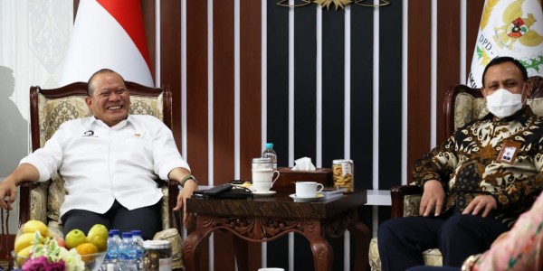 Bertemu Ketua KPK, LaNyalla: PT 20 Persen Membuka Lahirnya Capres Boneka