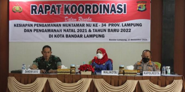 Kapolresta Bandarlampung Ajak Semua Pihak Bekerja Sama Amankan Muktamar NU