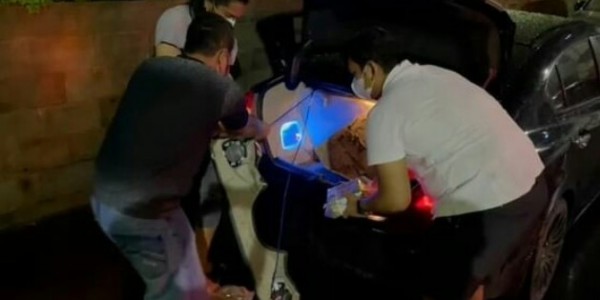 Usai Tabrak Mobil, Honda Civic Modifikasi Bawa Puluhan Sabu Diamankan Polisi