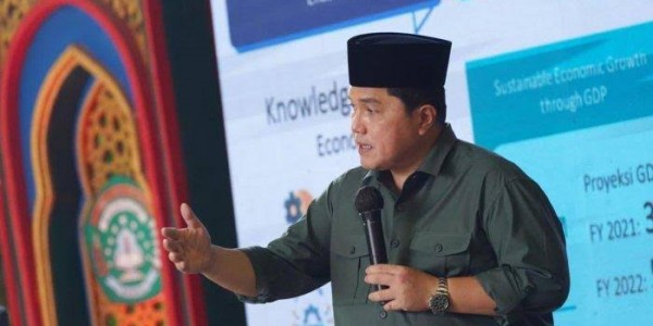 Erick Thohir Masuk Tiga Besar Capres Pilihan Warga NU