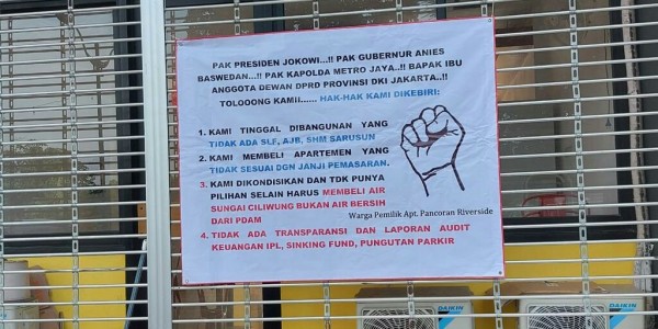 Tak Sesuai Janji Pemasaran, Pembeli Apartemen di Pancoran Laporkan Pengembang