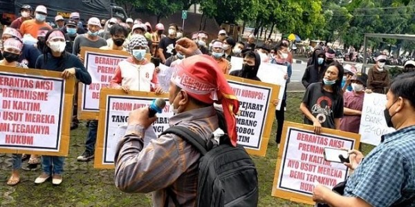 Laporkan Dugaan Pembobolan Bank Kaltimkaltara, FAKK dan LSM PILHI Geruduk KPK  