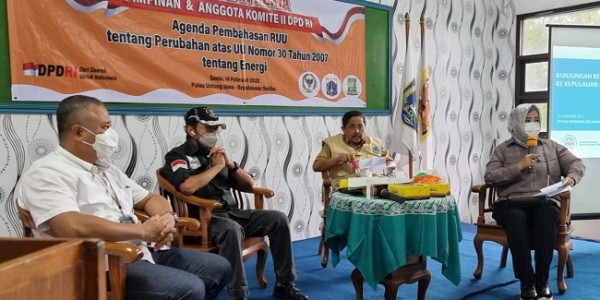 Susun RUU Perubahan Tentang UU Energi, Komite II DPD RI Kunker ke Pulau Untung Jawa