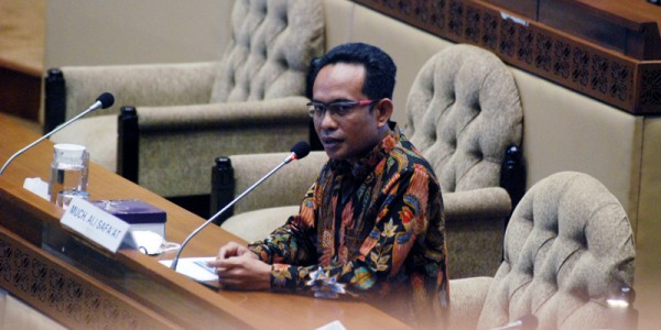 Muchamad Ali Safa'at Ikuti Fit And Proper Test KPU Di DPR