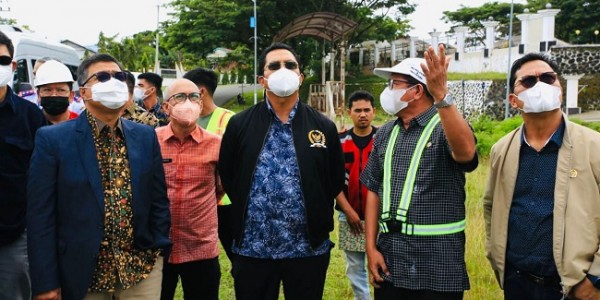 Kunker di Sulbar, Mahyudin Sempat Pantau Pembangunan Infrastruktur