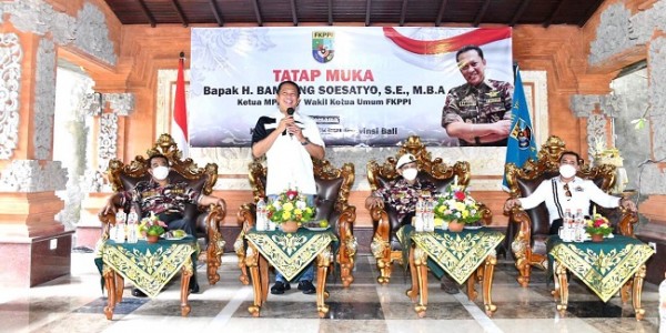 Konsolidasi dengan Anak Kolong FKPPI Bali, Bamsoet Ingatkan Pentingnya Semangat Bela Negara