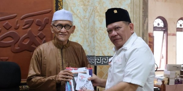 Sambangi Rais 'Aam PBNU, Ketua DPD RI Paparkan Perjuangan PT Nol Persen