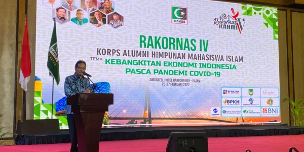 Buka Rakornas, Menteri Sofyan Dorong KAHMI Lahirkan Para Entrepreneur Muda 