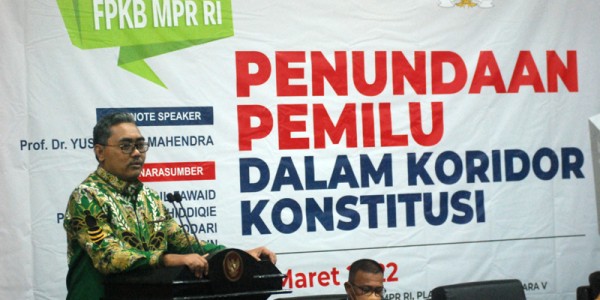 Fraksi PKB MPR Gelar Diskusi ' Wacana Penundaan Pemilu Dalam Koridor Konstitusi