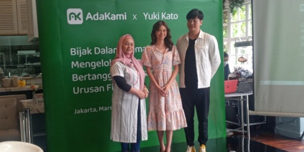 Gandeng Yuki Kato, AdaKami Gelar Edukasi Pengelolaan Keuangan Ke Masyarakat