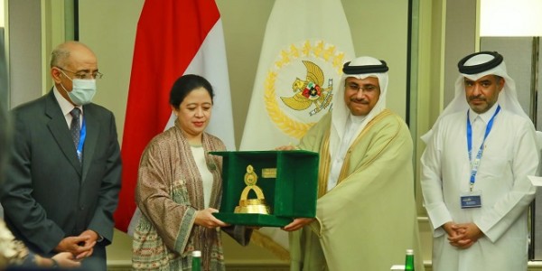 Bertemu Pimpinan Parlemen Liga Arab dan Bahrain, Puan Tekankan Kepemimpinan Perempuan