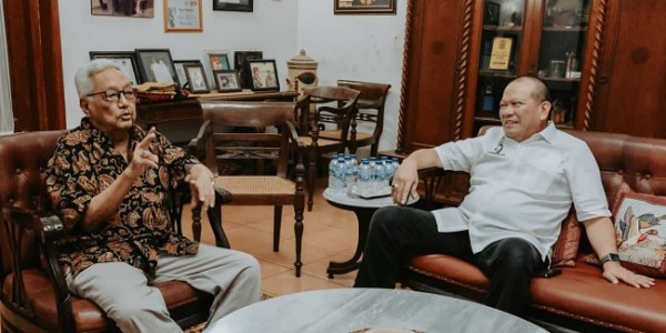 Temu Kangen dengan Aktivis Senior Mudrick Setiawan, Ketua DPD RI Bahas Situasi Kebangsaan