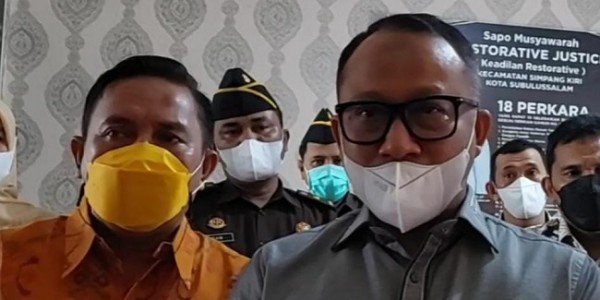 Kampung RJ Sabulussalam Sudah Aktif, Kajati Aceh: Perkara Sederhana Silahkan Tokoh Adat Musyawarah