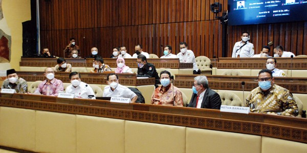 KPU, Bawaslu, Mendagri dan DKPP Raker Dengan Komisi II DPR