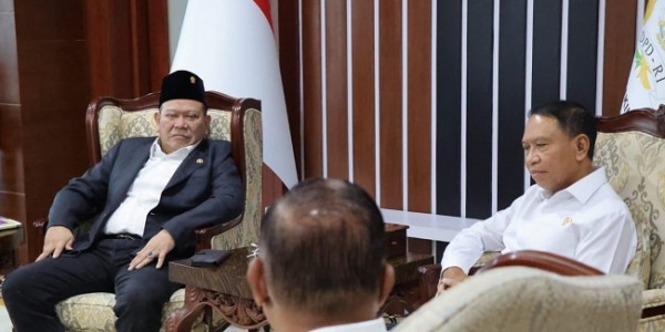 Bahas Perkembangan PB Muaythai Indonesia, Menpora dan Ketua KONI Temui Ketua DPD RI