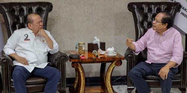 Ketua DPD RI Silaturahmi dengan Rizal Ramli, Bahas Situasi Kebangsaan 