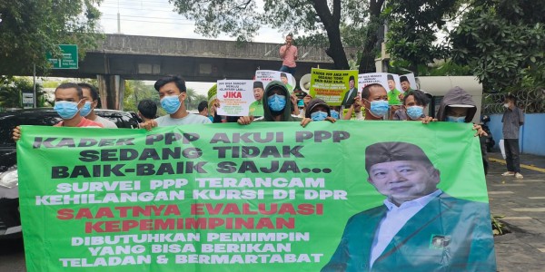 Tak Ingin PPP Jadi Partai Gurem, Massa Minta Evaluasi Kepemimpinan Suharso Monoarfa