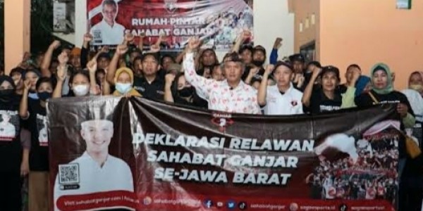 Galang Dukungan Milenial dan Gen Z di Depok, Relawan Ganjar Dirikan Rumah Pintar
