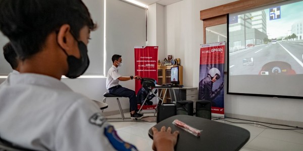 YPA-MDR Gelar Pelatihan Aman Berlalu Lintas Ke Anak Sekolah di Astra Motor Yogyakarta