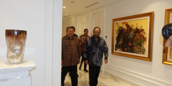 Diam diam SBY Temui Surya Paloh