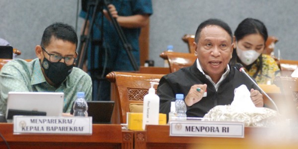 Rapat Kerja Komisi X DPR Dengan Menparekraf dan Menpora