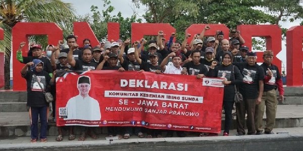 Komunitas Kesenian Ibing Sunda se-Jawa Dukung Penuh Ganjar jadi Presiden 2024