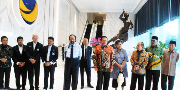 Pimpinan MPR Silahturahmi Kebangsaan Ke Partai NasDem