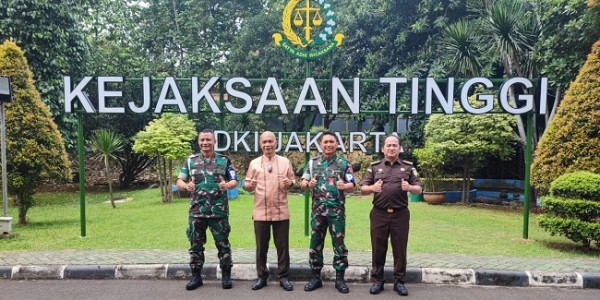 Kajati DKI Terima Kunjungan Kerja dan Koordinasi Jajaran Puspom TNI
