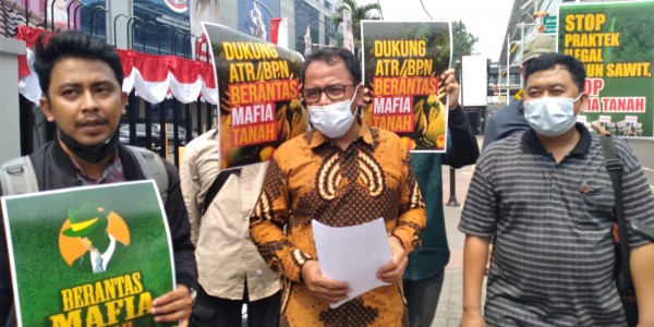 Sawit Watch Laporkan Dugaan Mafia Tanah di Kalsel ke Kementerian ATR/BPN