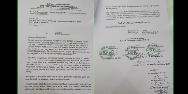 Makin Terpojok, Tiga Majelis PPP Termasuk Putra Mbah Moen Kembali Minta Suharso Mundur dari Kursi Ketum