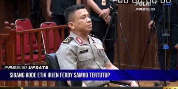Polri Ngaku Belum Terima Memori Banding Pemecatan Irjen Pol Ferdy Sambo