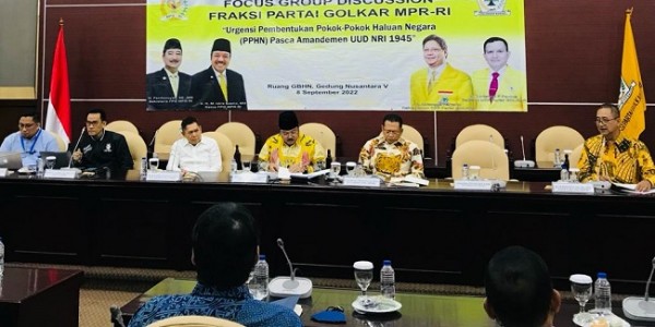 Fraksi Golkar MPR RI adakan FGDBahas PPHN